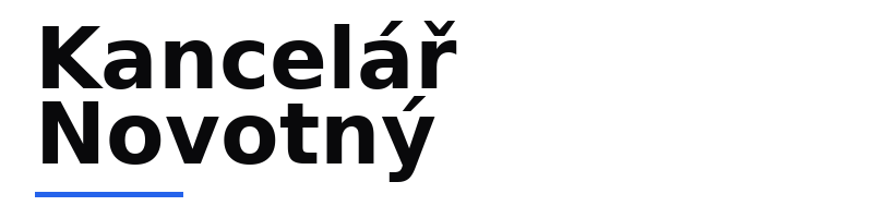 Kancelář Novotný logo